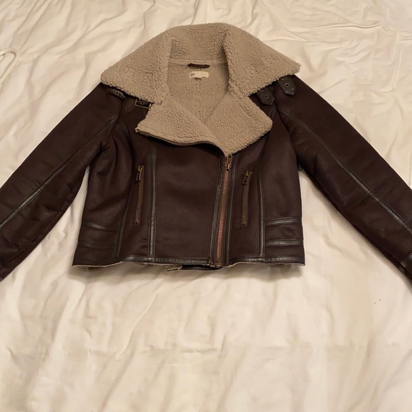Hudson Baby Jackets & Blazers - Hudson’s Bay Brown Aviator Jacket